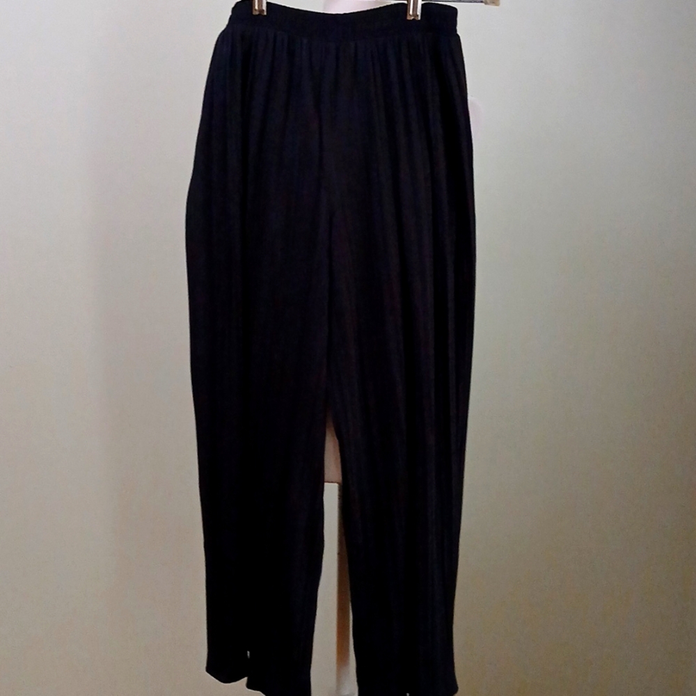 2/$15 Maren Vintage Wide Leg Elastic Waist Palazzo Pants